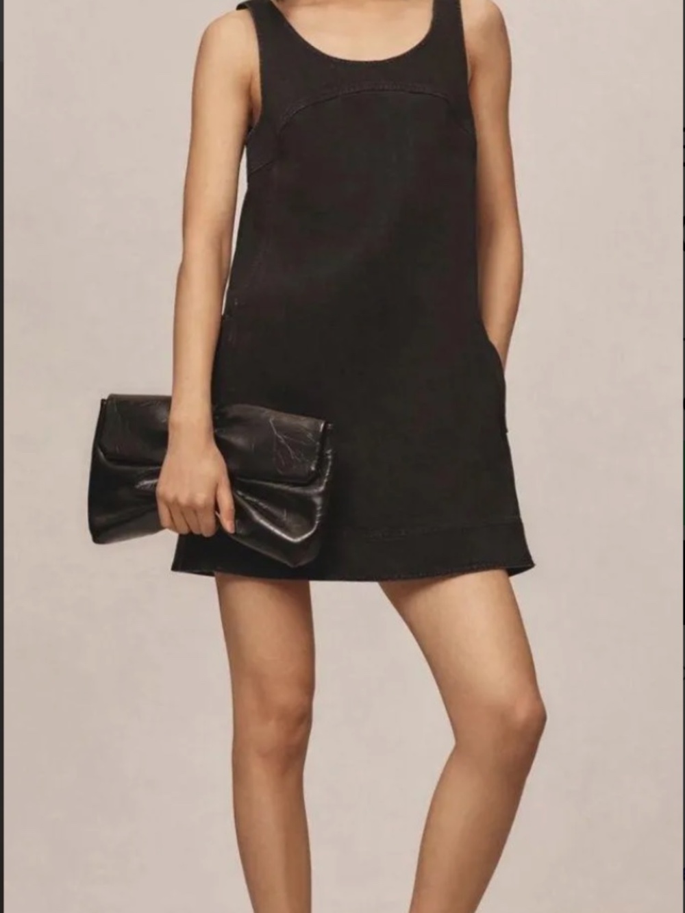 Anthropologie Pilcro Denim Shift Dress | Size 4 - Picture 2 of 6